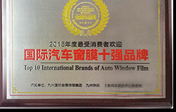 2015年度最受消費者歡迎